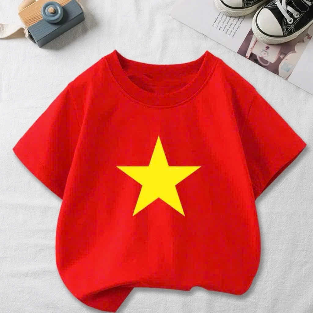 Áo Cờ Đỏ Sao Vàng Cho Trẻ Em: Mẹo Chọn Size Chuẩn Để Con Thoải Mái Khám Phá