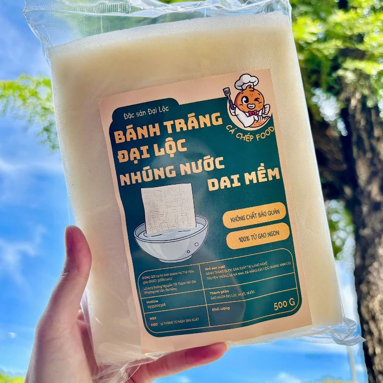 Làm sao để bánh tráng nhúng truyền thống không bị cứng sau khi mở gói?