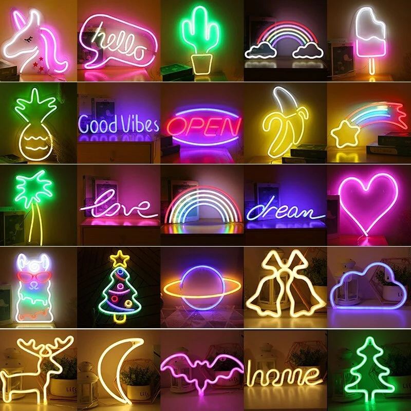 Làm thế nào để chọn đèn neon trang trí tường phù hợp cho phòng ngủ và quán cafe của bạn?