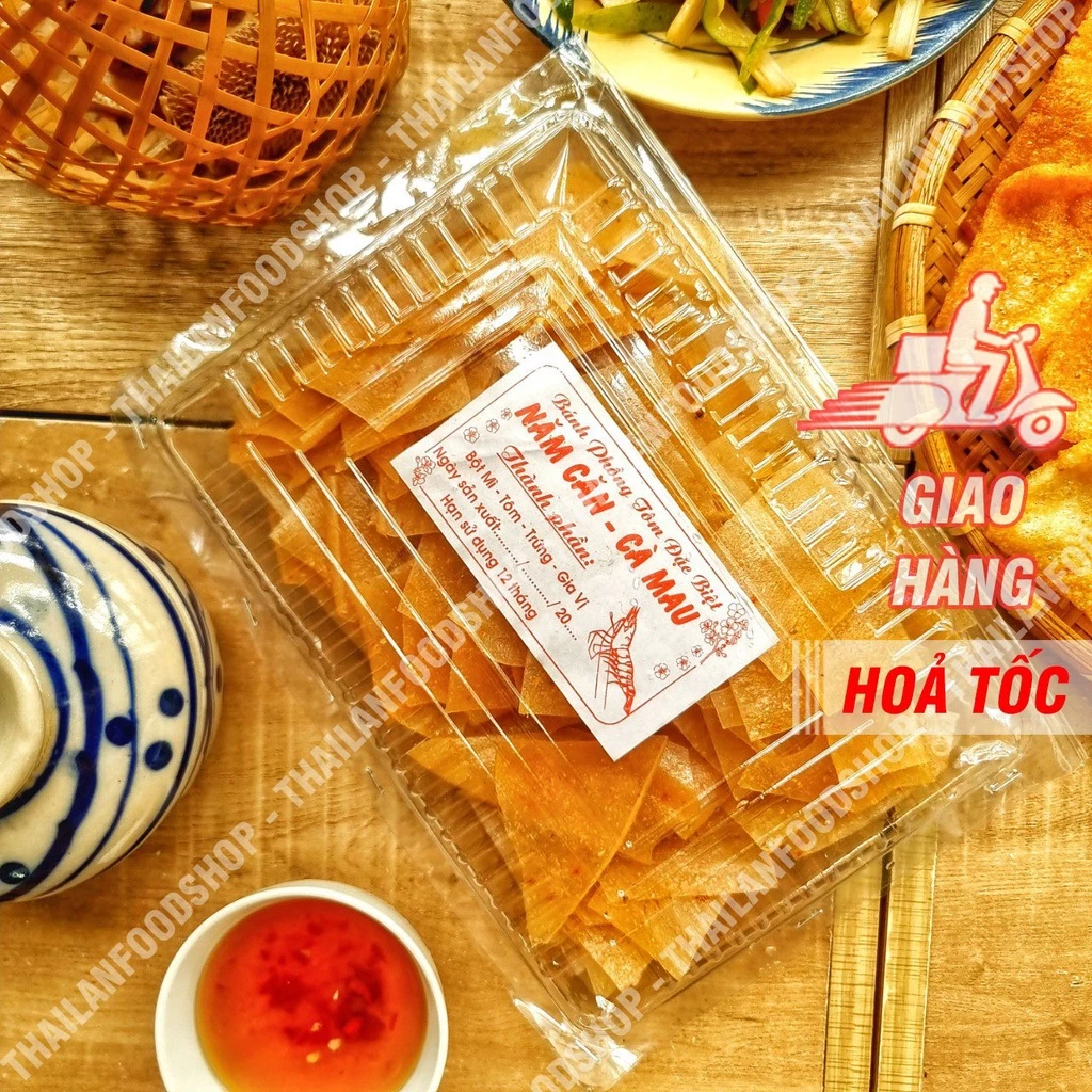 Làm thế nào để bảo quản bánh phồng tôm vuông Năm Căn Cà Mau được giòn lâu?