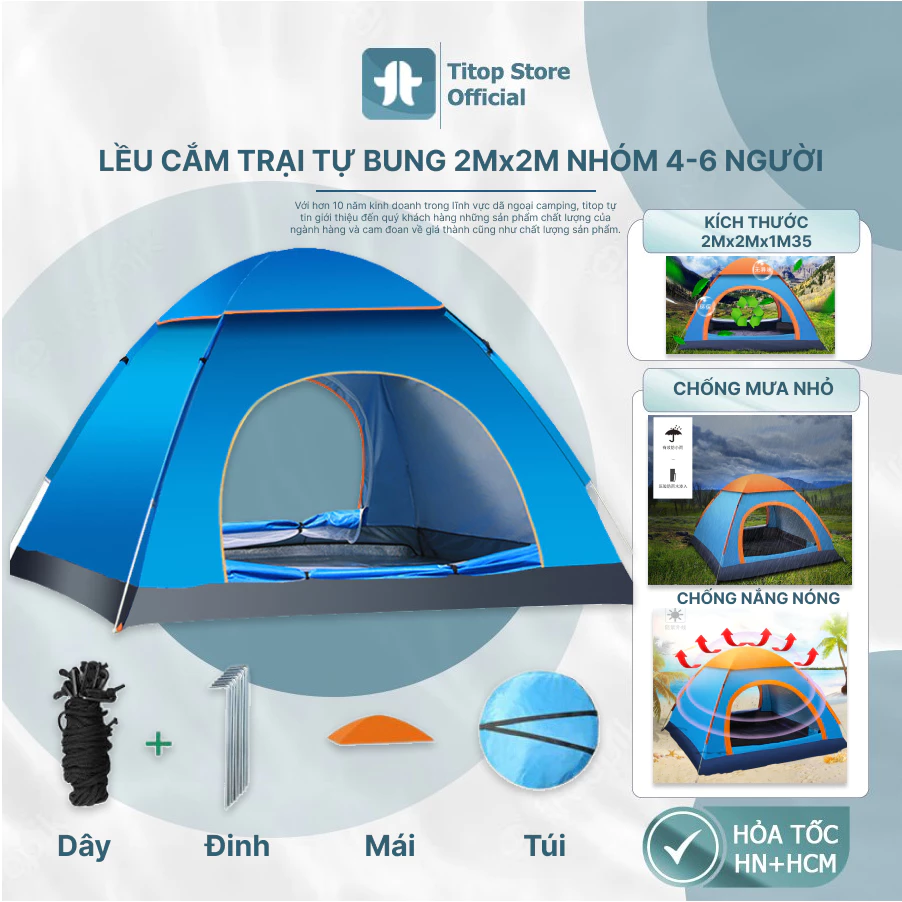 Làm thế nào để chọn lều cắm trại gấp gọn phù hợp cho chuyến đi chơi cuối tuần cùng gia đình?