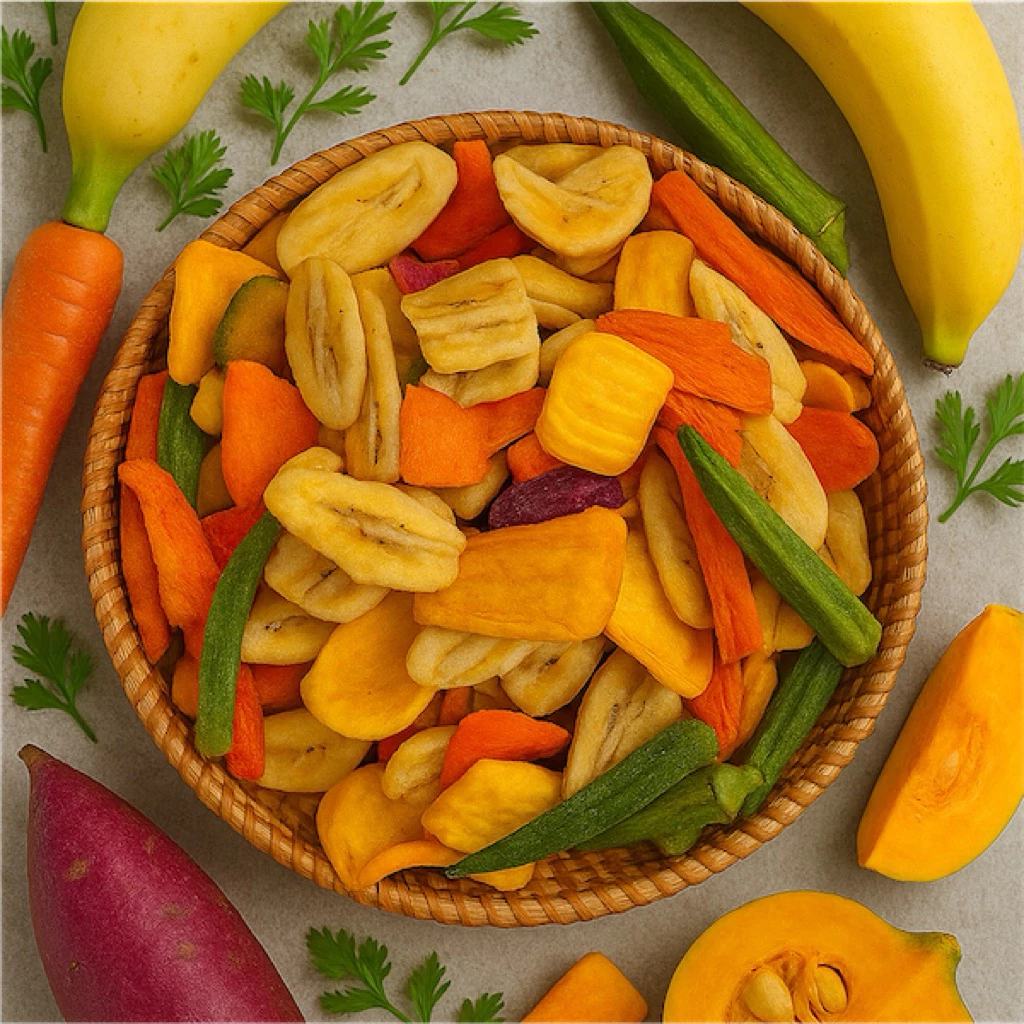 Rau Củ Sấy Giòn Có Thực Sự Tốt Cho Sức Khỏe Hay Chỉ Là Một Loại Đồ Ăn Vặt Giòn Rụm?