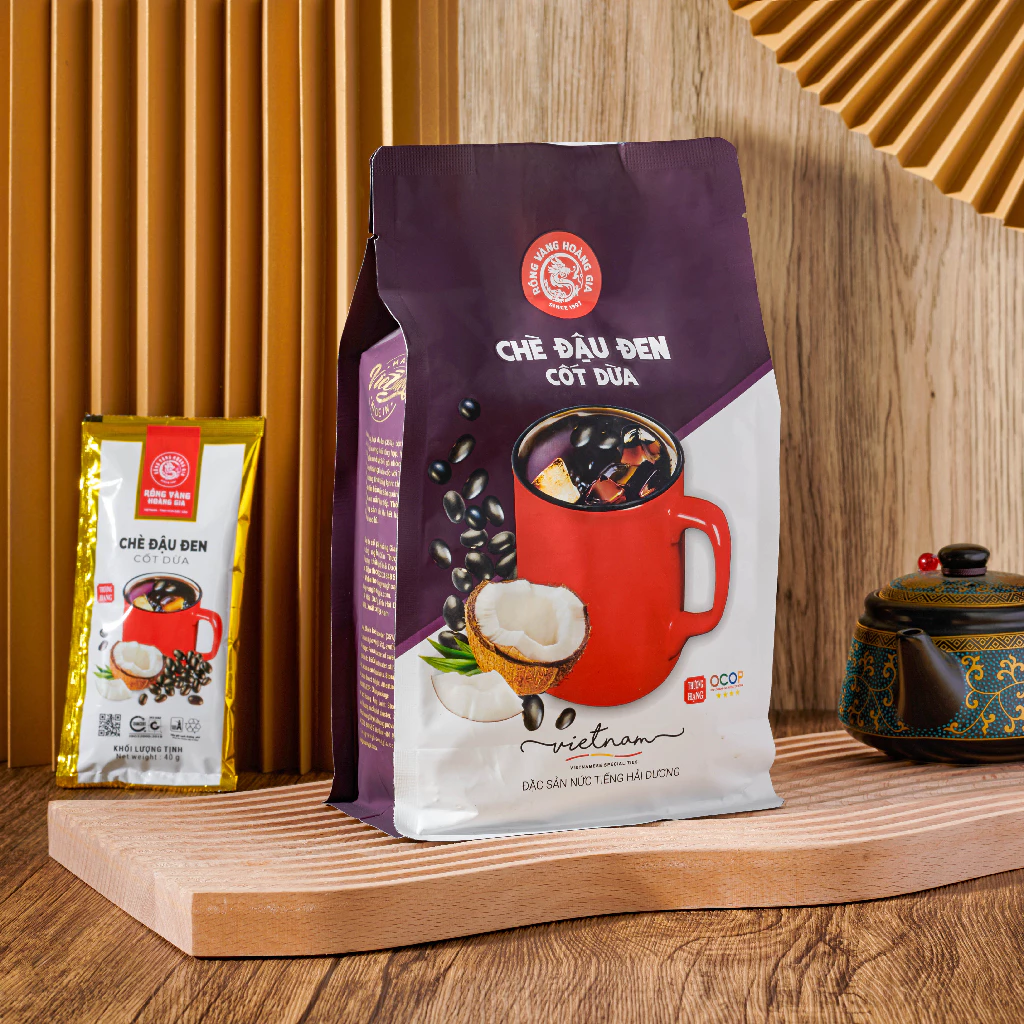 Làm sao để chè đậu đen cốt dừa 400g Rồng Vàng Hoàng Gia không bị đắng khi nấu?