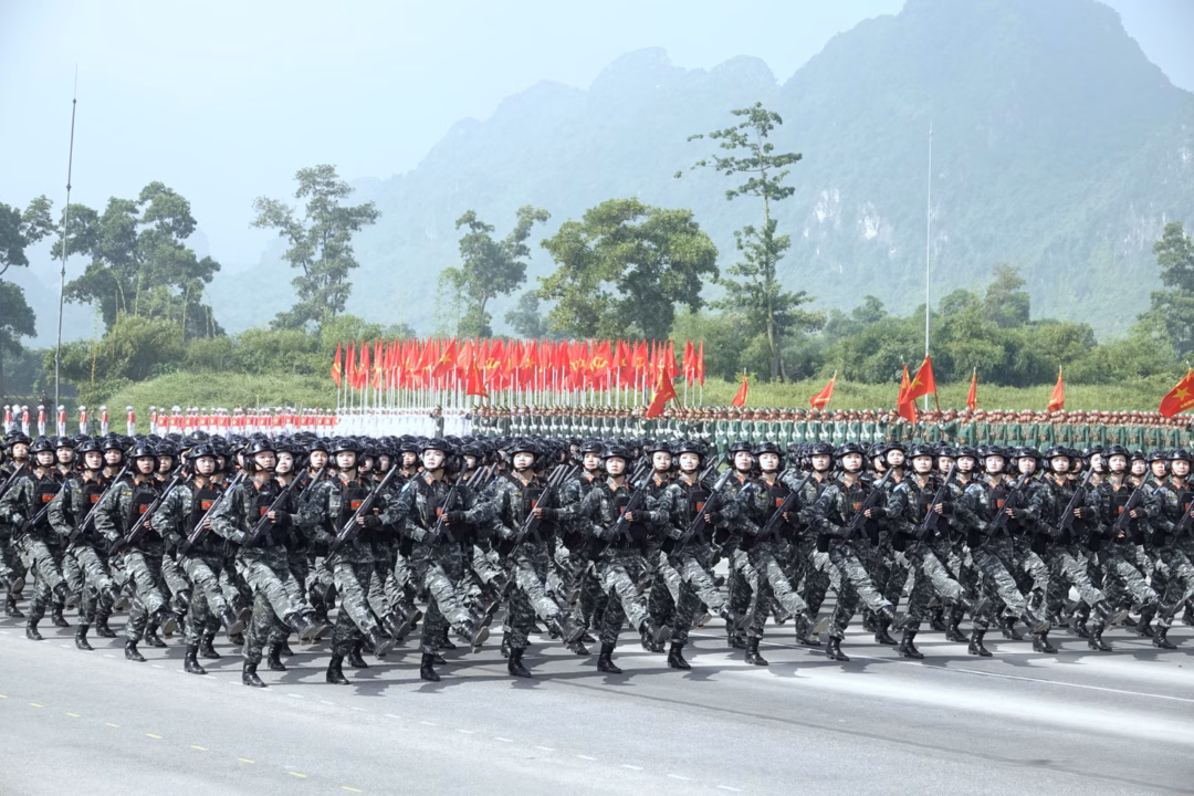 43 khối đội diễu binh trong ngày Quốc khánh 2/9