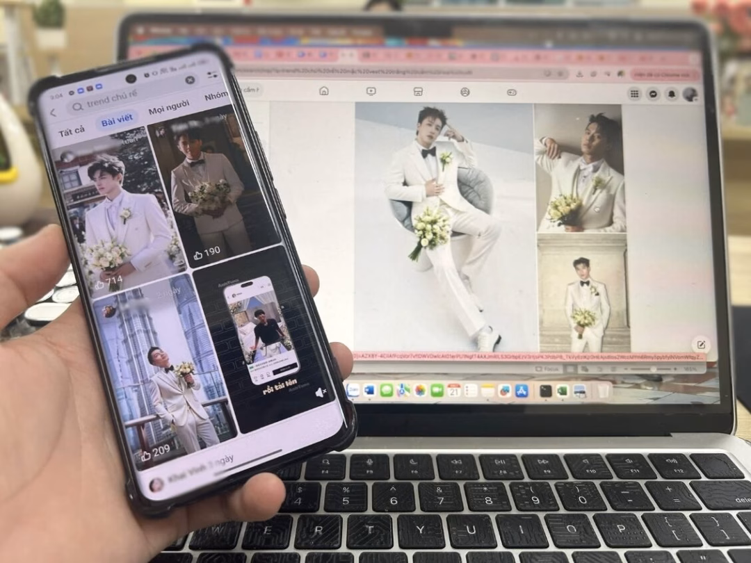 Ảnh cưới giả bằng AI gây sốt, người dùng cần cảnh giác với quyền riêng tư