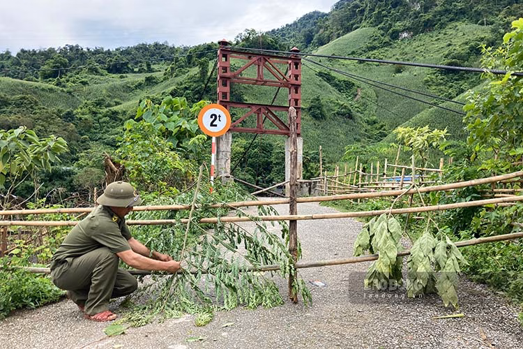 Điện Biên: Đứt cáp cầu treo, 2 xe rơi xuống sông Nậm Núa ước tính thiệt hại 1,2 tỷ đồng