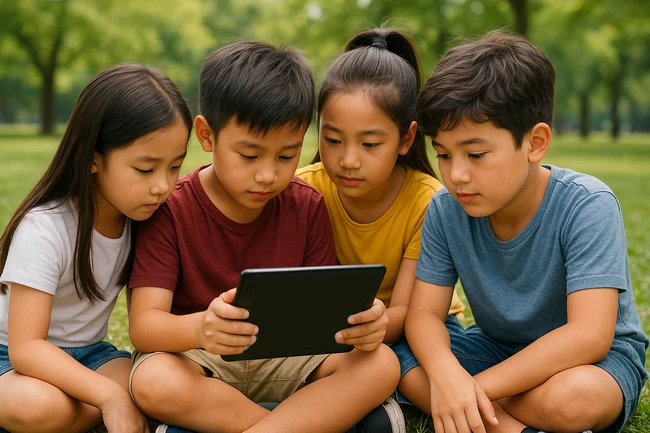 Giáo dục số sẽ đổi mới như thế nào trong năm học 2025-2026? Ảnh do AI ChatGPT tạo. Thanks.