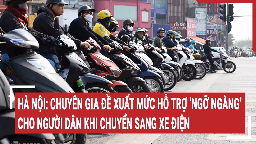 Hà Nội đề xuất hỗ trợ người dân chuyển sang xe điện