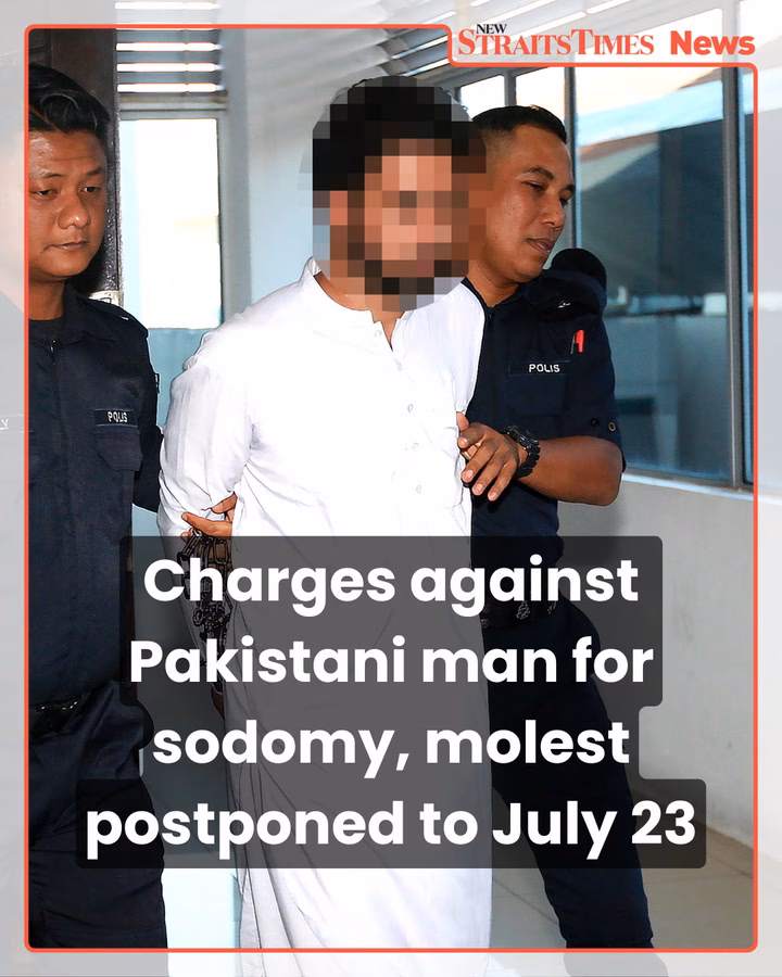 Charges against Pakistani man for sodomy, molest postponed to July 23
