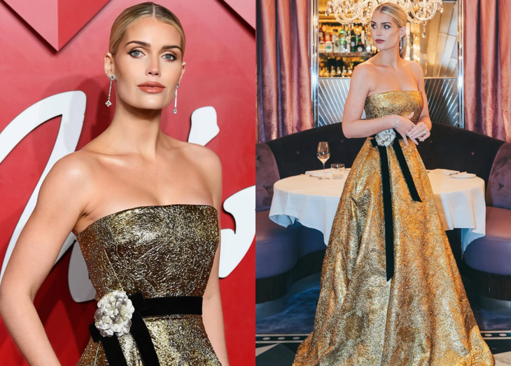 Kitty Spencer – Người mẫu quý tộc Anh với vẻ đẹp hoàng gia và phong cách thanh lịch Lady Kitty Spencer dự Fashion Awards 2024 - bữa tiệc thời trang lớn nhất nước Anh vào cuối tháng 12-2024. Cô diện bộ đầm ánh kim lộng lẫy từ nhà mốt Mary Katrantzou, kết hợp trang sức kim cương De Beers. Thiết kế cúp ngực, thắt eo nhung đen cùng hoa cài 3D giúp cô tỏa sáng như một quý cô hoàng gia hiện đại - Ảnh: IGNV