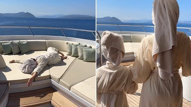 Kylie Jenner cùng con gái chia sẻ bí quyết vẻ đẹp tự nhiên khi đi nghỉ ở Hy Lạp