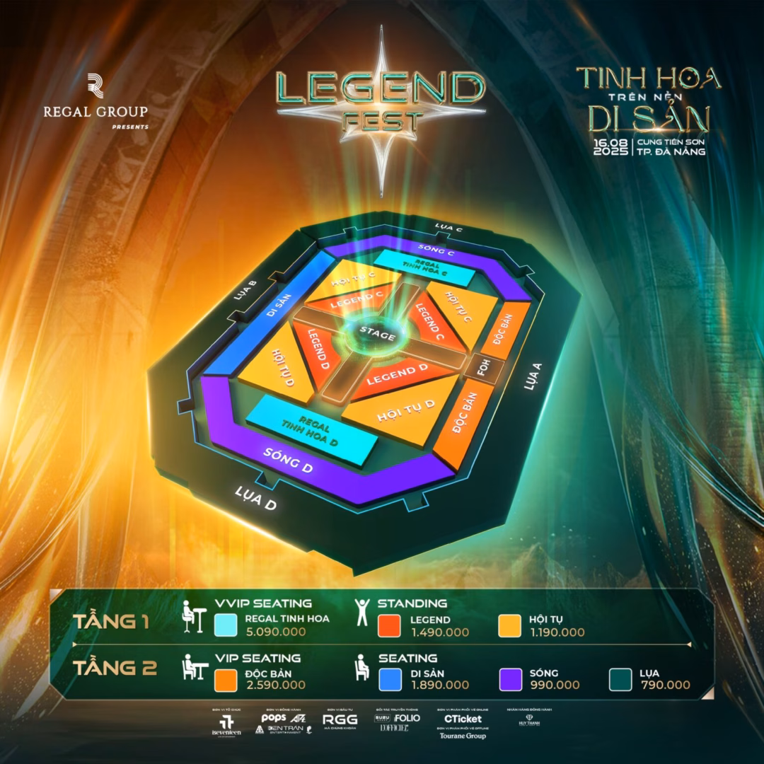 Legend Fest 2025: Tinh hoa trên nền di sản trở lại Đà Nẵng Tấm lụa nghệ thuật “Tinh hoa trên nền di sản”