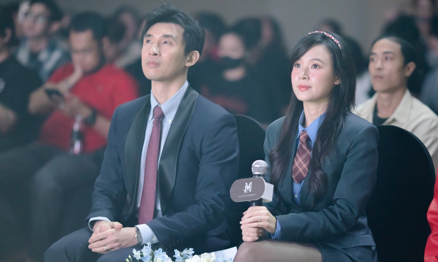 Midu và chồng doanh nhân chia sẻ niềm vui một năm cưới Midu nói được chồng tiếp "lửa" dù từng định nghỉ hưu sớm