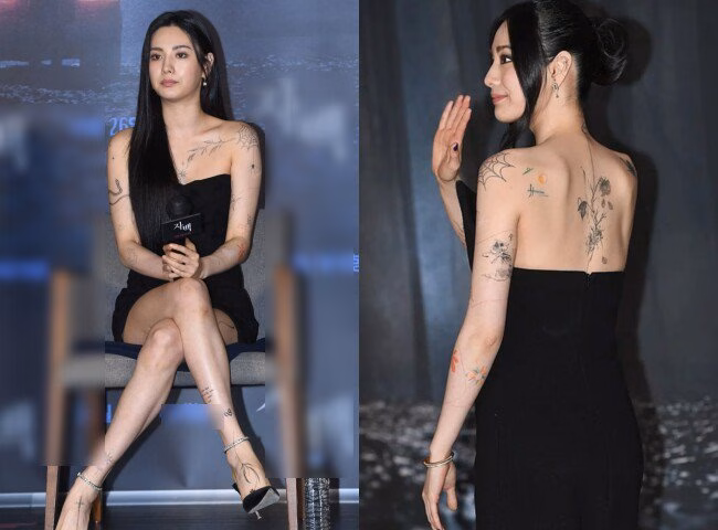 Mỹ nhân đẹp nhất thế giới có nhiều hình xăm trải dọc cơ thể. Năm 2024, cô đã quyết định thực hiện xoá xăm.