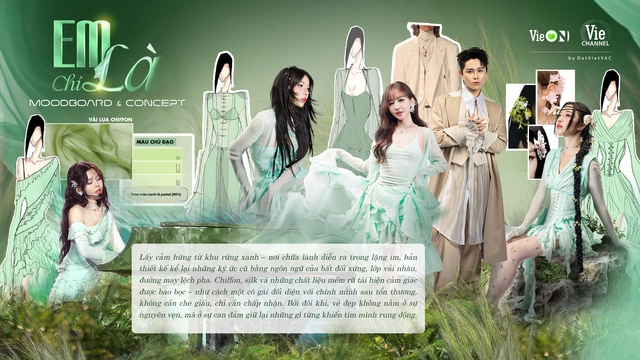 Moodboard của Em chỉ là - Ảnh: VIE CHANNEL