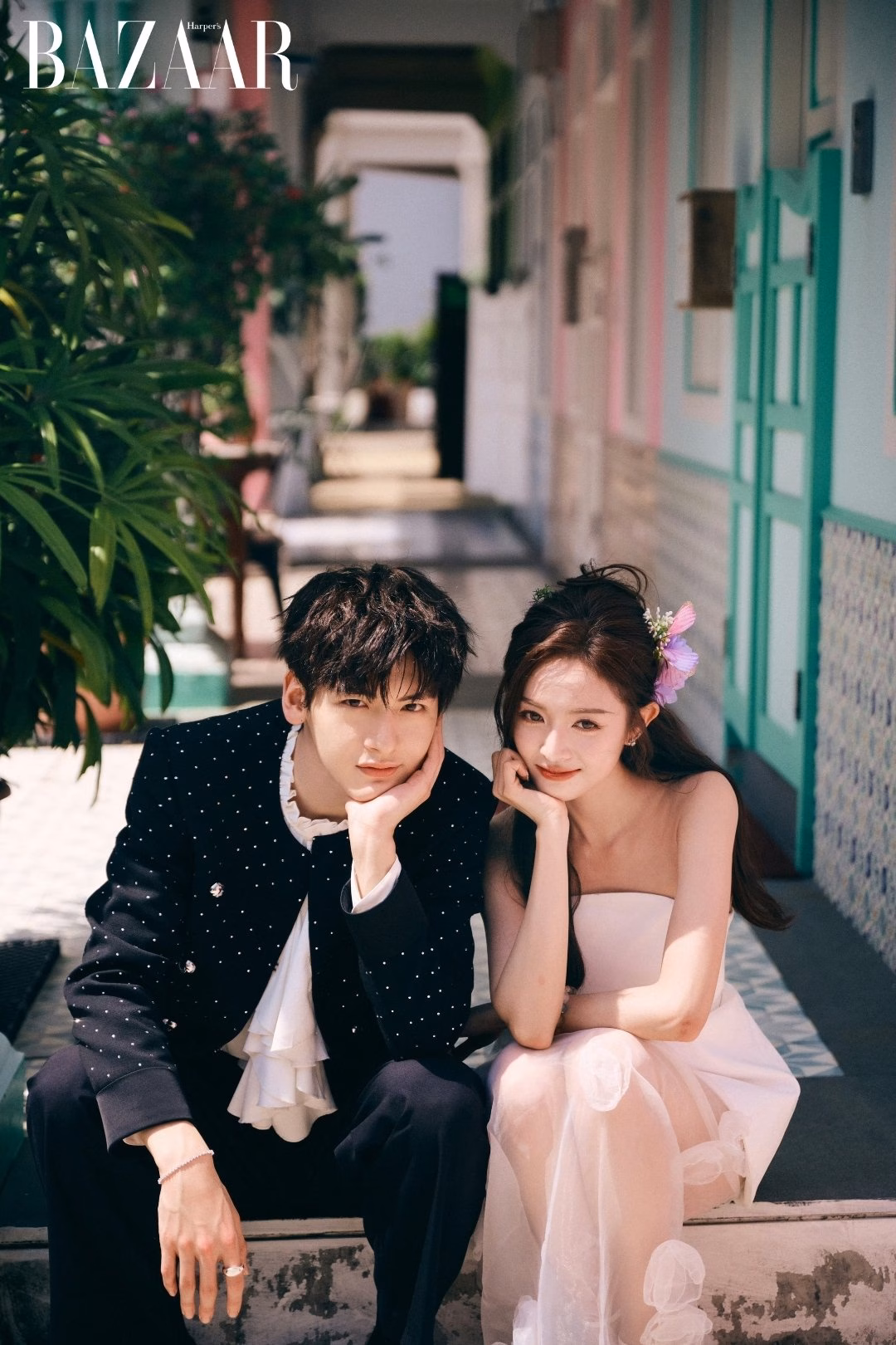 Phim tình yêu giả thật starring
Ngô Tuyên Nghi -Trạch Tiêu Văn bấm máy tháng 8 Ảnh: Weibo