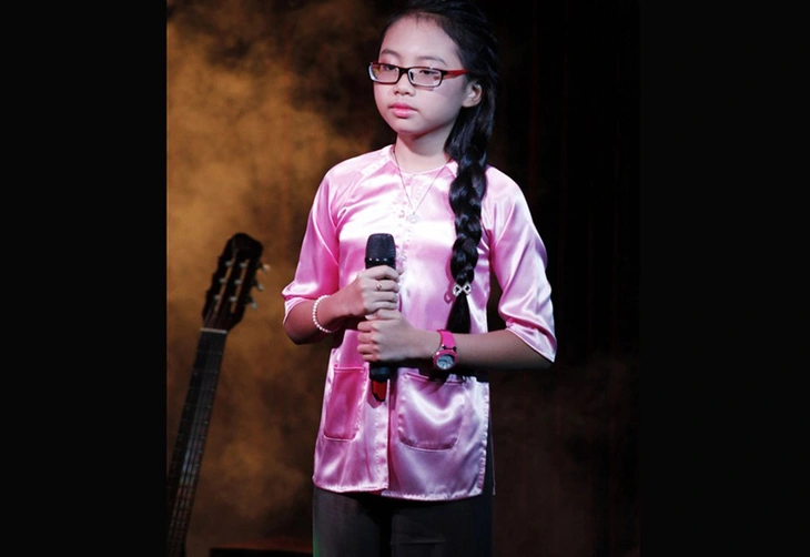 Hình ảnh Phương Mỹ Chi năm 10 tuổi, đến với Giọng hát Việt nhí