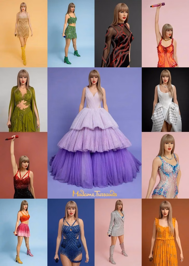 Cận cảnh tượng sáp đại diện cho album Fearless tại Las Vegas - Ảnh: Madame Tussauds