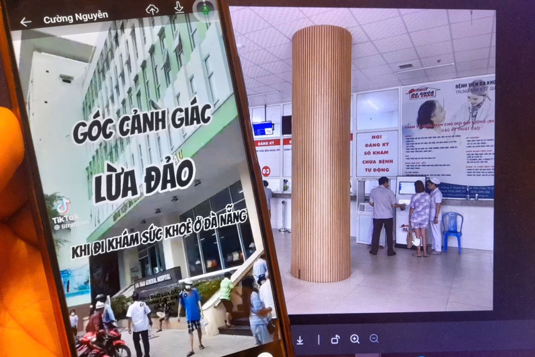 Bắt quả tang “lùa” khách đến phòng khám tư để móc túi Bệnh viện đa khoa quận Hải Hải Châu (cũ) hiện là trụ sở Trung tâm Y tế khu vực Hải Châu. Ảnh: H.G