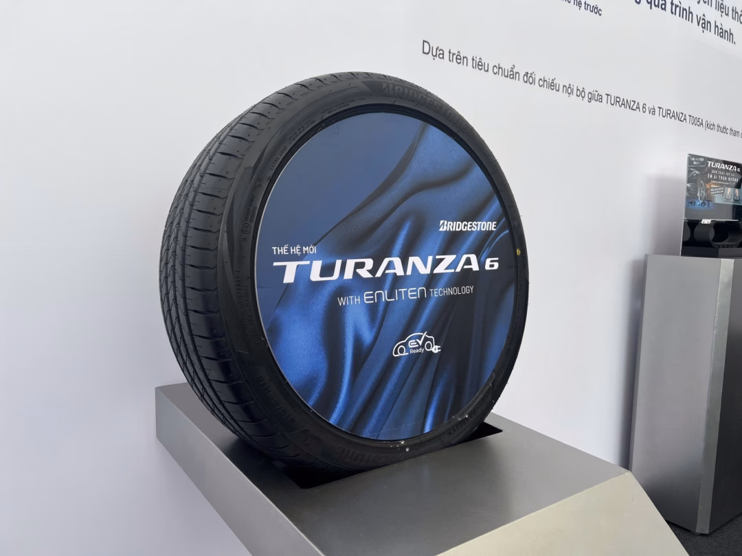 Lốp Turanza 6. Ảnh: Quốc Minh