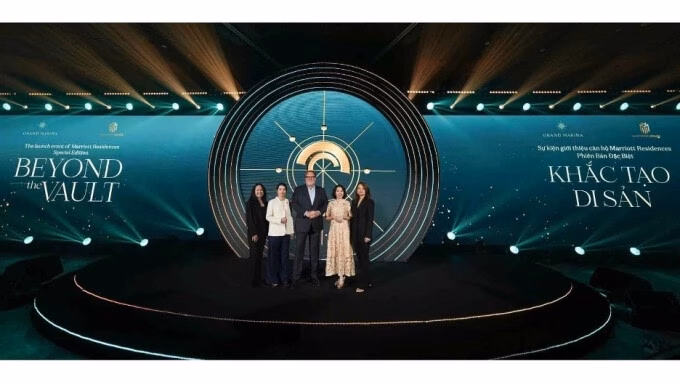 Căn hộ hàng hiệu Marriott sắp ra mắt tại Grand Marina, Saigon