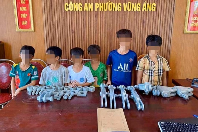 Công an xử lý nhóm học sinh trộm thiết bị ở dự án trọng điểm quốc gia