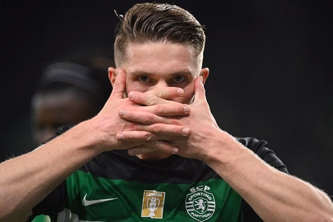 Không chỉ Viktor Gyokeres, Martin Zubimendi cũng là tân binh rất đáng chú ý của Arsenal trong hè này. Ảnh: AFP