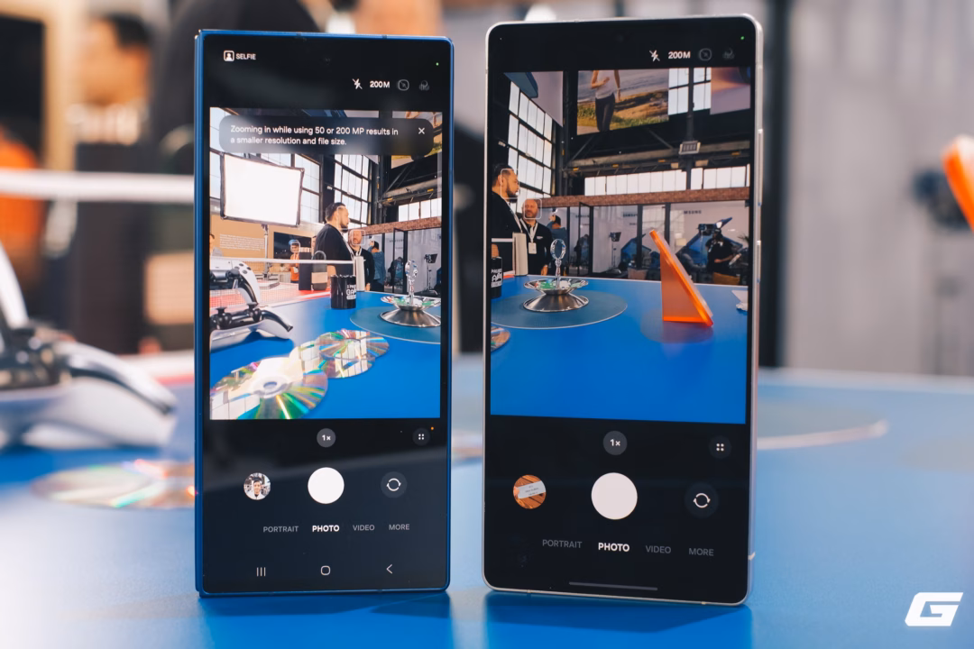 Camera chính của Galaxy Z Fold7 được kế thừa từ Galaxy S25 Ultra.