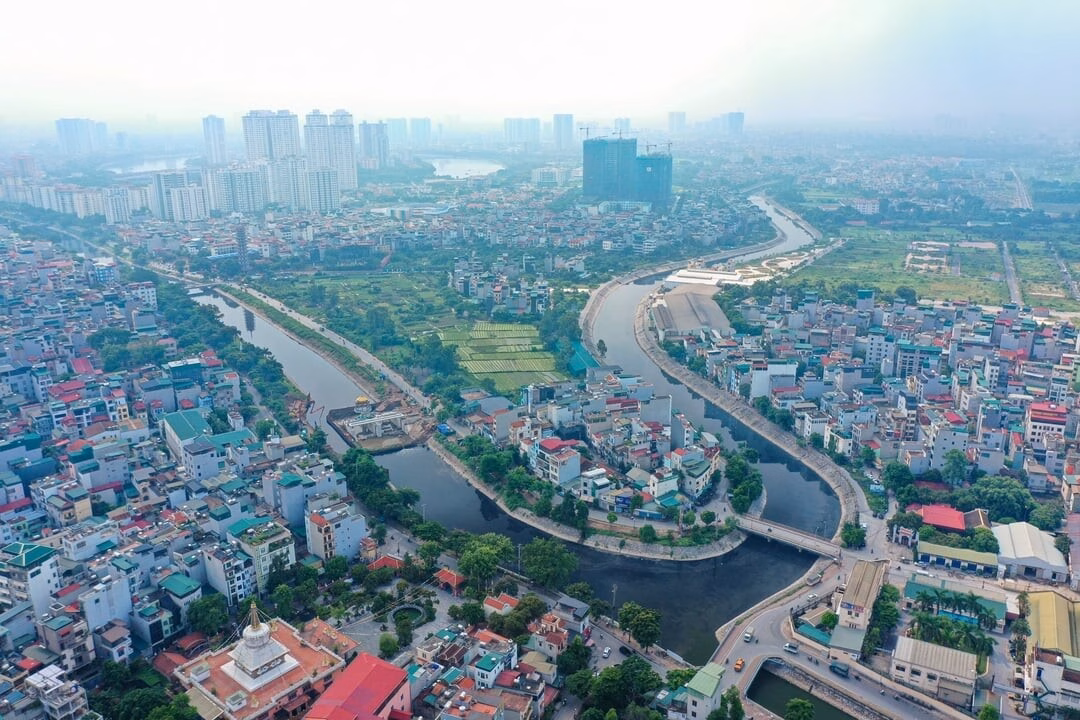 Hà Nội xây đập dâng đầu tiên trên sông Tô Lịch để hồi sinh dòng sông