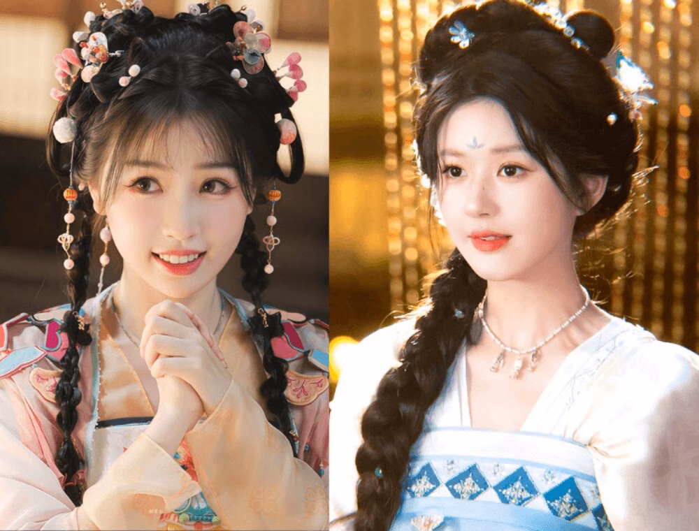 Hai tiểu hoa 95 Triệu Lộ Tư và Ngu Thư Hân comeback cạn tàu tháng 9 Triệu Lộ Tư và Ngu Thư Hân từng cùng có phim lên sóng năm 2024. Ảnh: Nhà sản xuất phim