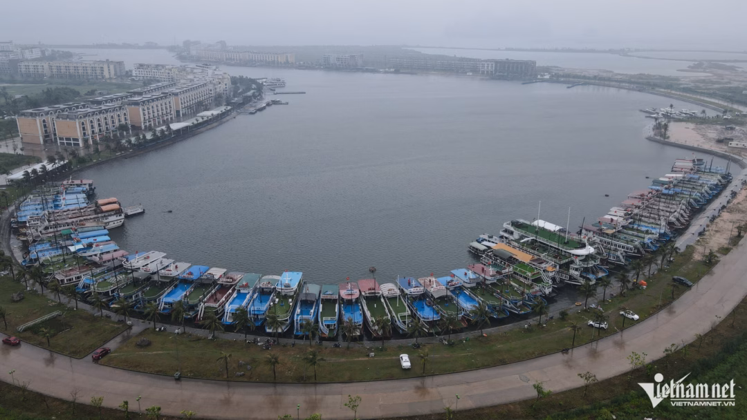 Hàng trăm tàu du lịch ở Vịnh Hạ Long tạm ngừng hoạt động避 bão Wipha