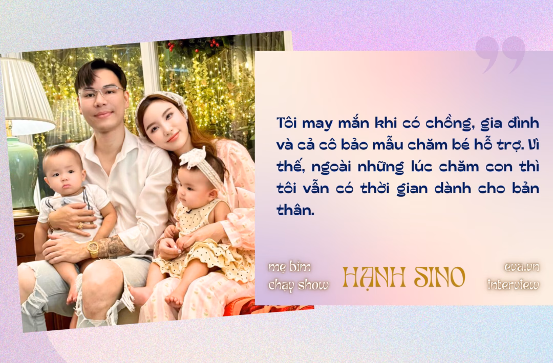 Hạnh Sino chia sẻ cảm xúc sinh đôi và bí quyết nuôi dạy con khoa học Ca sĩ Hạnh Sino: amp;#34;May mắn nào cũng đi kèm với nỗ lực, không ai tự dưng mà amp;#39;sướngamp;#39; cả đâuamp;#34; - 2