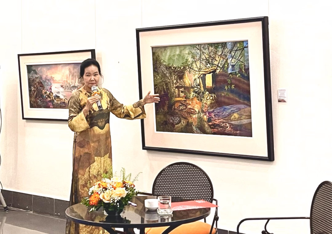 Buổi art talk nhận được nhiều sự quan tâm của công chúng, trong đó có công chúng trẻ.