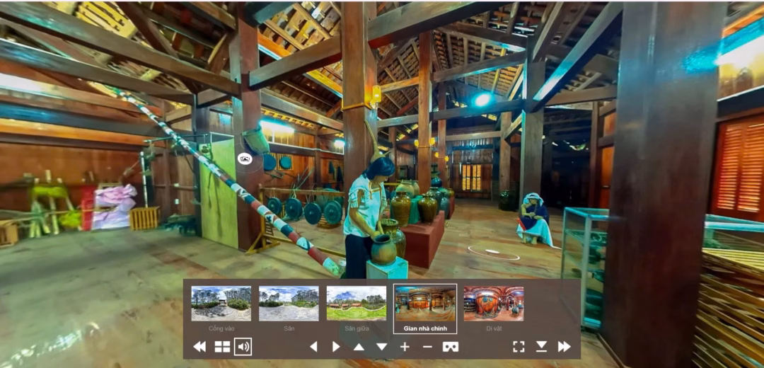 Lâm Đồng ứng dụng công nghệ số để phát triển du lịch bền vững Giao diện VR360 tái hiện Làng văn hóa Churu - nơi lưu giữ nét đẹp truyền thống