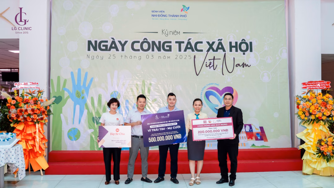 LG Clinic đồng hành cùng Bệnh viện Nhi giúp trẻ em phẫu thuật tim và sứt môi bẩm sinh