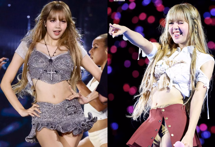 Lisa (BlackPink) bị chỉ trích vì thời trang biểu diễn quá gợi cảm Trong đêm diễn đầu tiên của tour Deadline tại Seoul, Lisa xuất hiện với diện mạo ngọt ngào và cuốn hút. Cô liên tục lăng xê những trang phục biểu diễn có thiết kế táo bạo, cắt xẻ khoe trọn từng đường cong cơ thể - Ảnh: CHOSUN