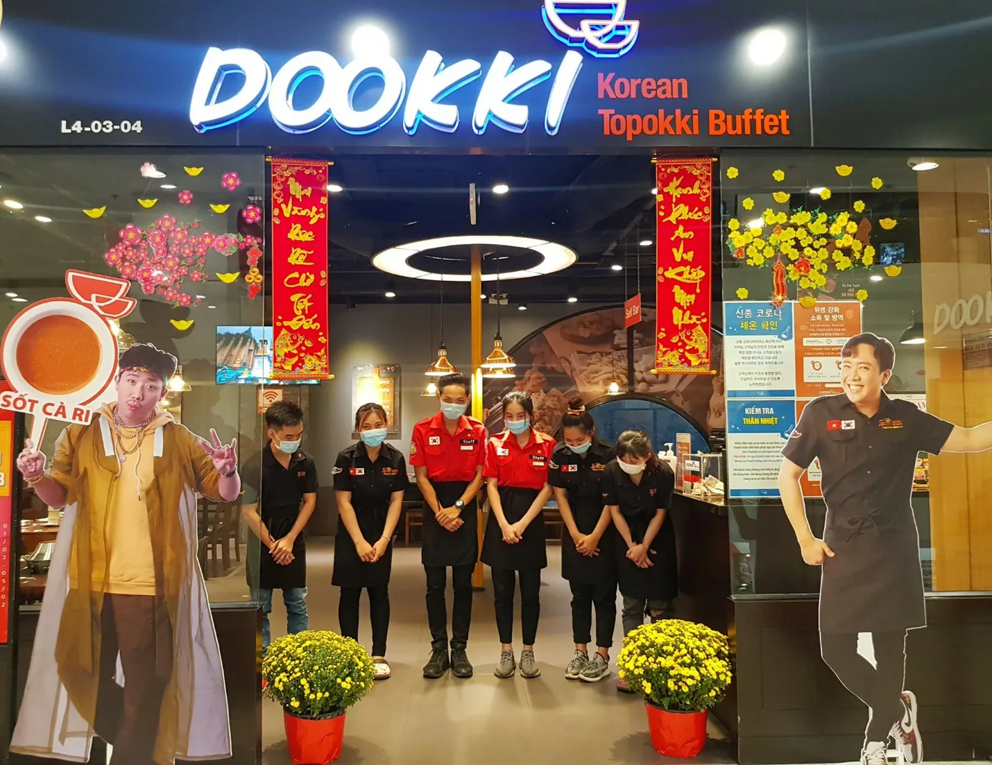 khai trương cửa hàng dookki