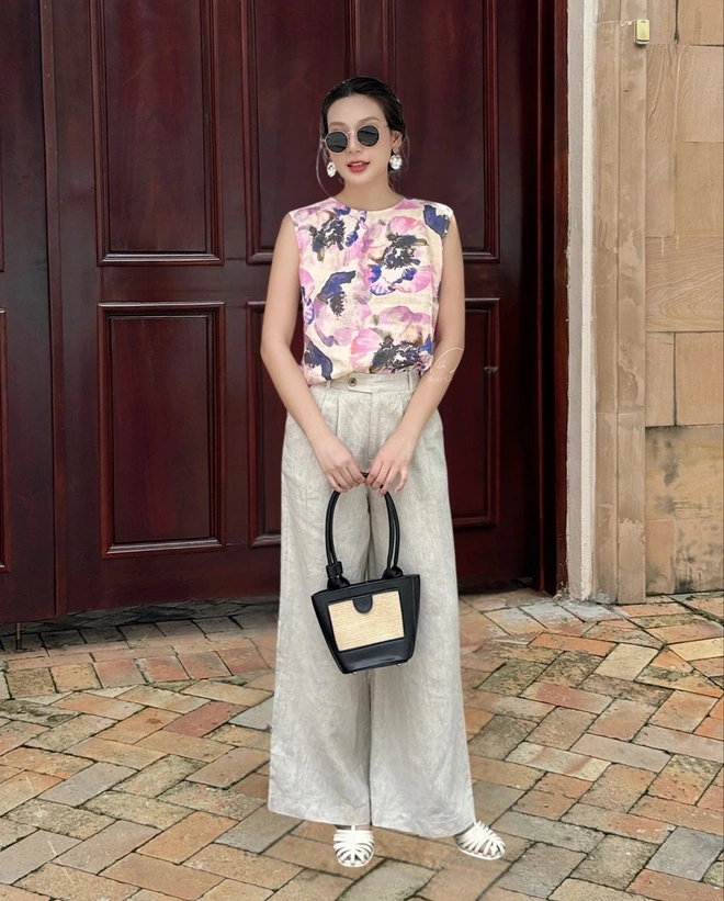 Mùa thu 2025: Phong cách rực rỡ với váy midi hoa nhí và màu sắc ấm nóng Bảng màu và họa tiết hoa giúp nàng tỏa sáng trong mùa thu 2025- Ảnh 4.