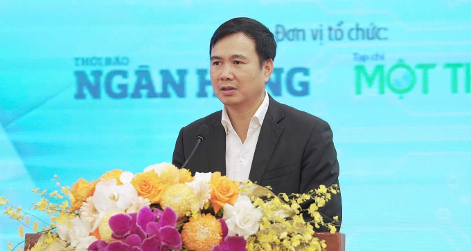 Ngân hàng khát nhân lực công nghệ cao Thứ trưởng Bộ Khoa học và Công nghệ Bùi Thế Duy phát biểu tại diễn đàn ngày 16/7. Ảnh: BTC.