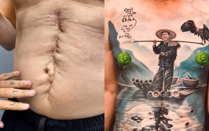 Nghệ nhân xăm biến sẹo thành nghệ thuật tái sinh Lê Sang - nhà sáng lập thương hiệu Era Tattoo - quan niệm xăm vừa là hình thức sáng tạo nghệ thuật, vừa kinh doanh dịch vụ, do đó anh tự nhắc bản thân liên tục học hỏi, mở rộng thế giới quan và trang bị kiến thức kinh tế cần thiết để thích nghi với thời đại. Ảnh: NVCC