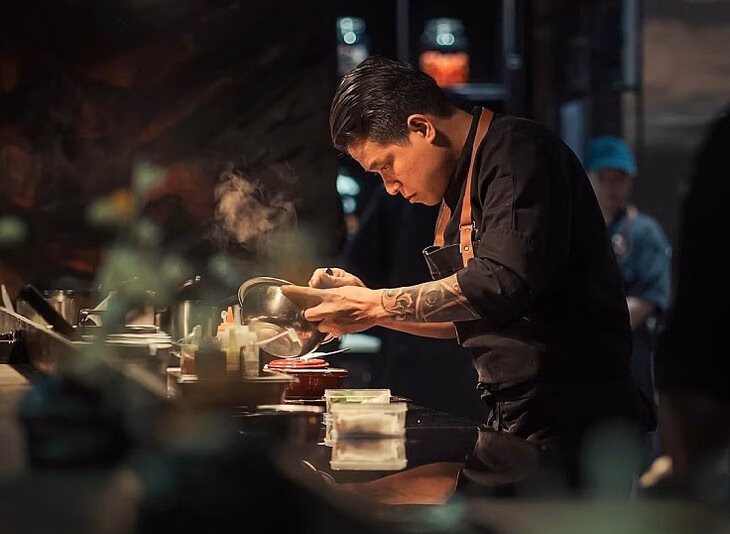 Món đậu hũ chiên ở Cục Gạch - Ảnh: Michelin Guide