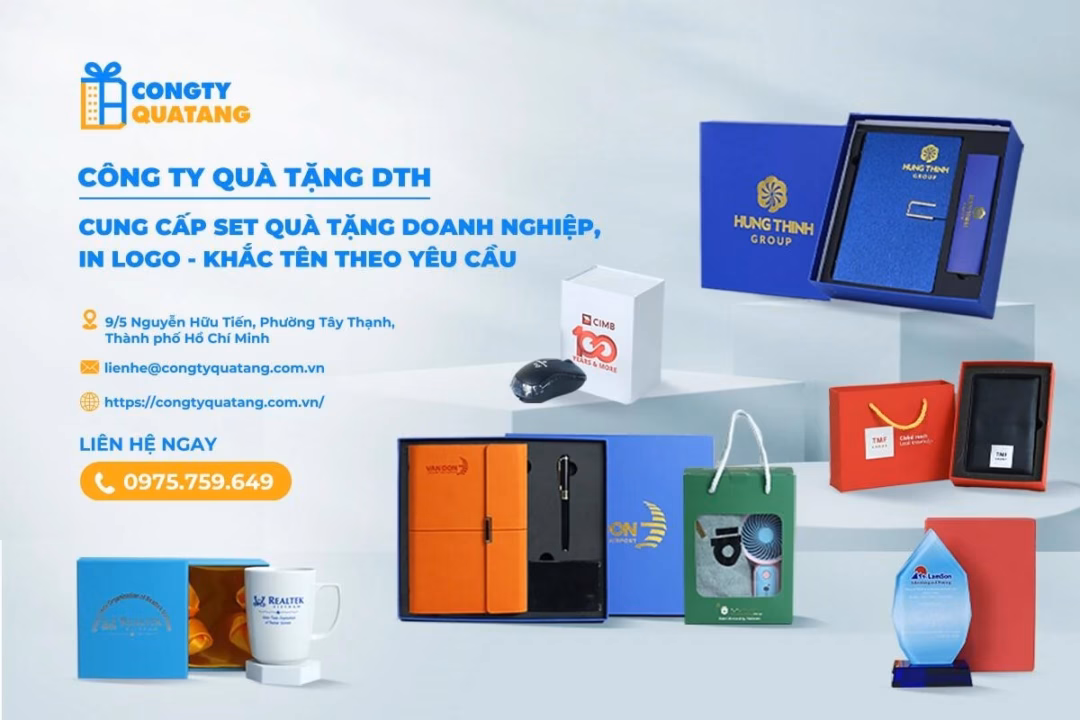 Quà Tặng Doanh Nghiệp Sáng Tạo – Độc Đáo Từ Công Ty DTH