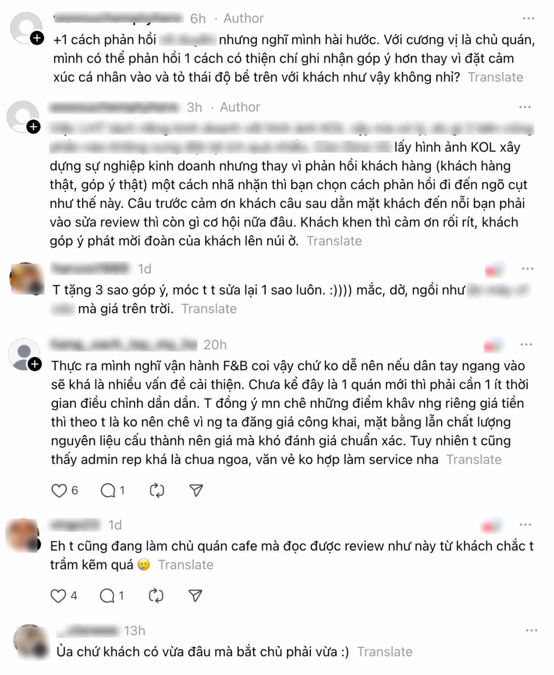 Quán cà phê của Dino Vũ bất ngờ vướng drama về thái độ