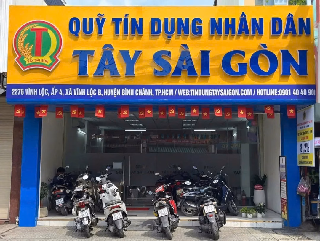 Quỹ tín dụng nhân dân Tây Sài Gòn thông báo thay đổi nội dung hoạt động