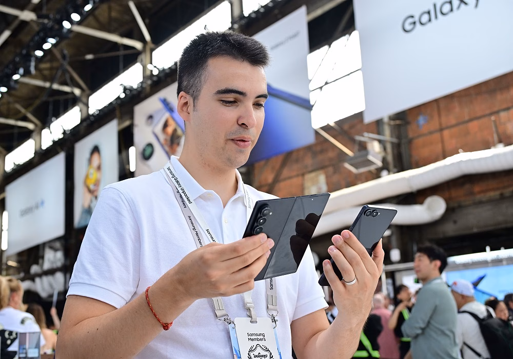 Samsung ra mắt sản phẩm mới tại Galaxy Unpacked 2025: Cách mạng hóa công nghệ AI di động ▲ Francisco Javier, Samsung Member đến từ Tây Ban Nha