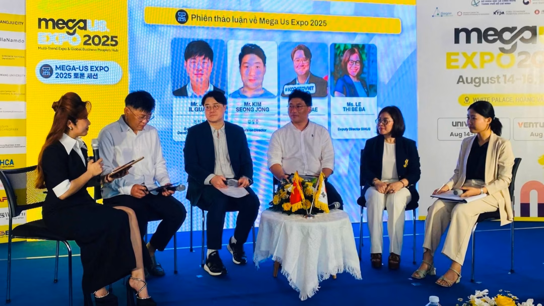 Các chuyên gia thông tin về Ngày hội Xúc tiến giao thương - Cánh cửa kết nối thị trường Hàn-Việt 2025.