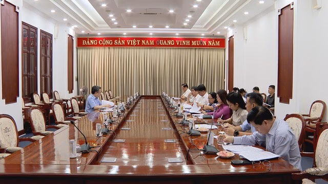 Phó Bí thư Thường trực Thành ủy TP.HCM Nguyễn Thanh Nghị phát biểu chỉ đạo buổi làm việc