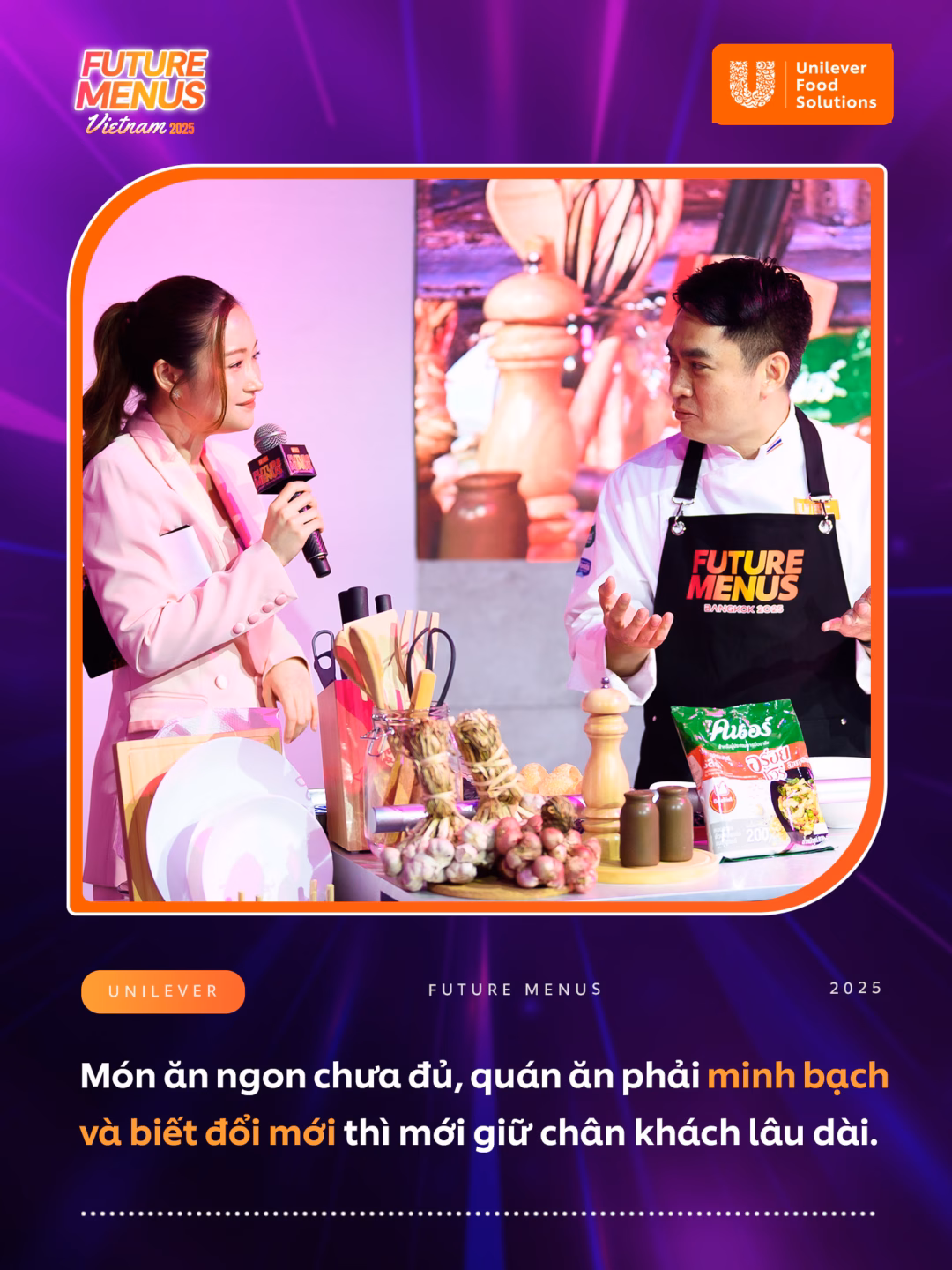 Tương lai của thực đơn tại sự kiện Future Menus 2