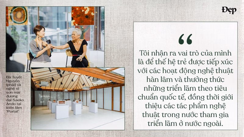Tuyết Nguyễn tiên phong xây dựng thị trường nghệ thuật chuyên nghiệp tại Việt Nam