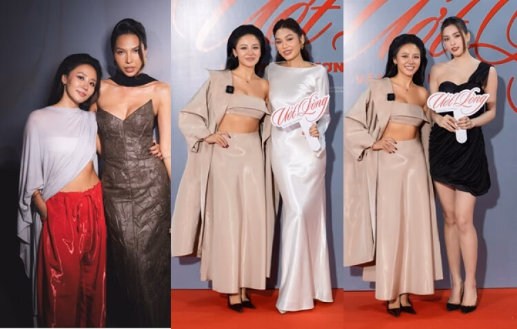 Văn Mai Hương đọ dáng ‘sắc sảo’ với Tiểu Vy, Thảo Nhi Lê